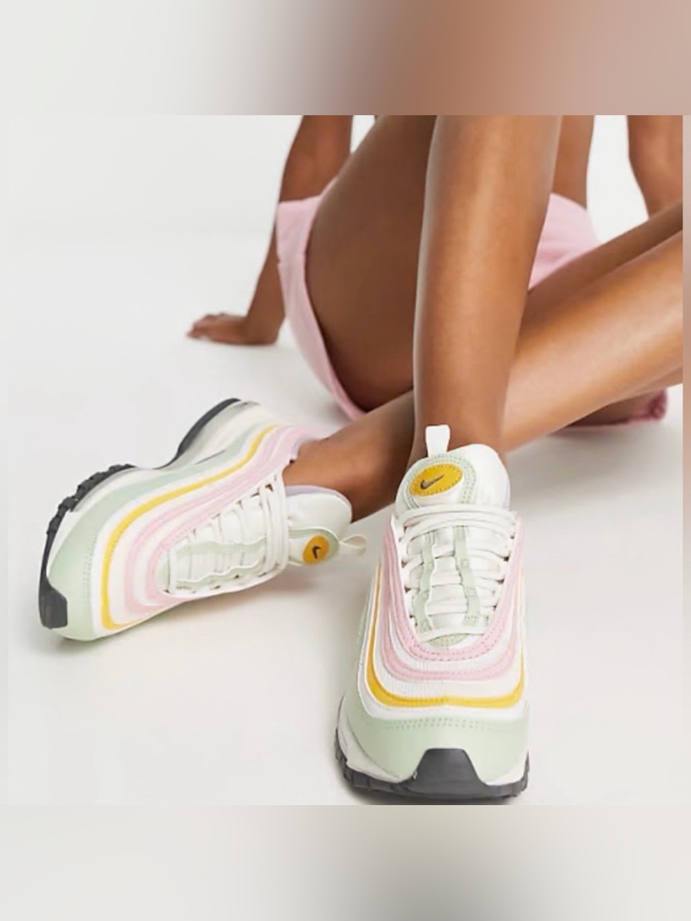 Nike Air Max 97 Multi Pastel Athletic Shoes Sneakers DH1594-001 Womens 8.5 8-1/2